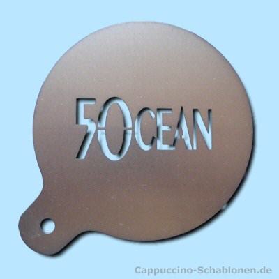 Barista Schablone 50 Ocean