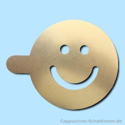 Barista Schablone Smiling Face