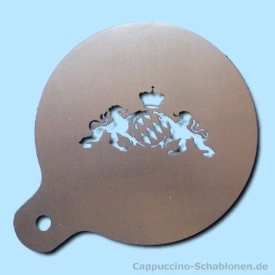 Barista Schablone Wappen