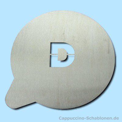 Cappuccino Schablone "Dolder Resort"