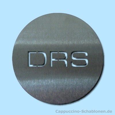 Cappuccino Schablone "DRS"