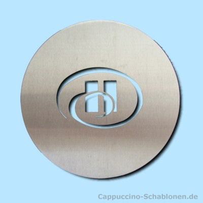 Cappuccino Schablone "Hilton"