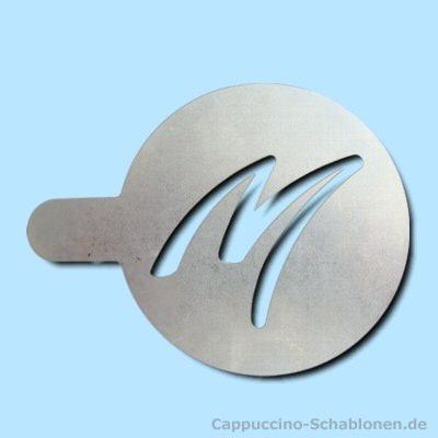 Cappuccino Schablone "M"