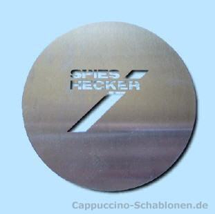 Cappuccino Schablone "Spies Hecker"