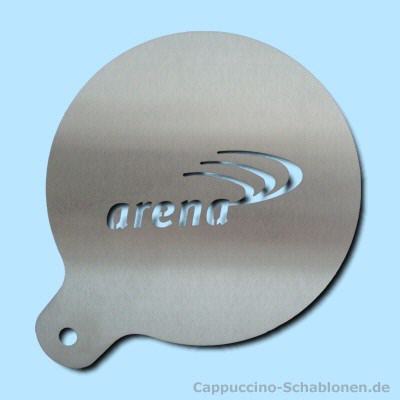 Cappuccino Schablone "arena"