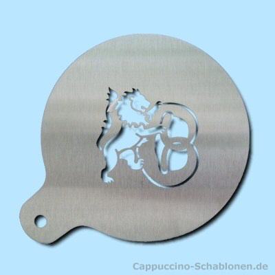 Cappuccino Schablone "B&auml;ckerei"