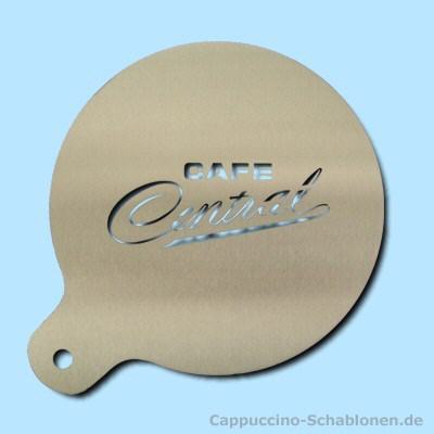 Cappuccino Schablone "Cafe Zentral"