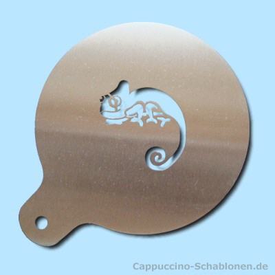 Cappuccino Schablone "Cham&auml;leon"