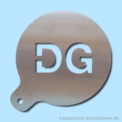 Cappuccino Schablone "DG"