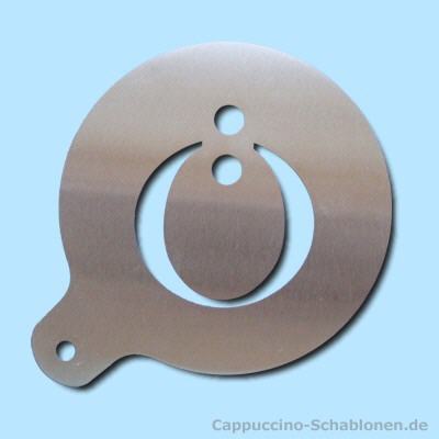 Cappuccino Schablone Symbol