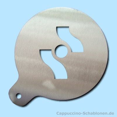 Cappuccino Schablone "Treuhand-Logo"