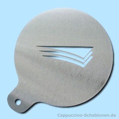 Cappuccino Schablone "Flugzeuge"