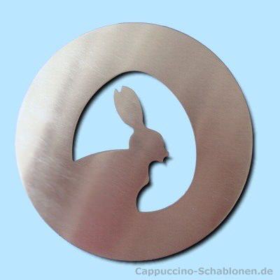 Cappuccino Schablone "Osterhase"