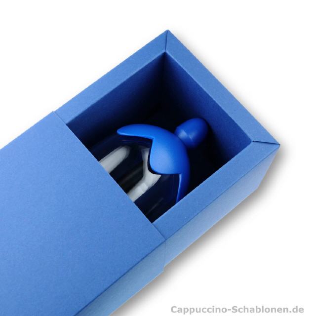 Geschenkverpackung Kakaostreuer blau