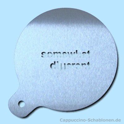 Dekoschablone "Spruch"