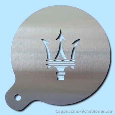 Kaffeeschablone "Dreizack"