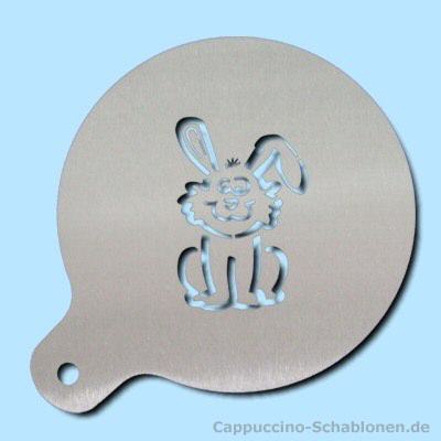 Kaffeeschablone Osterhase