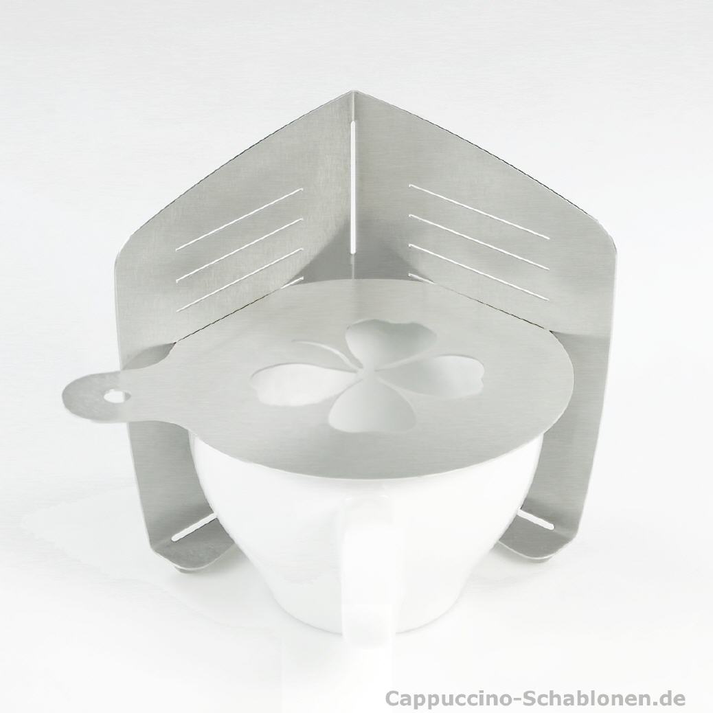 Schablonenhalter Cappuccino f&uuml;r 120 mm Schablonen